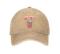 TMQZHQAVH ¡NO MOLESTES! ES Hora DE LA PELÍCULA Gorra de béisbol Vaquera Lavada Gorra de Camionero