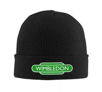 TMQZHQAVH Nuevo Juego de Tenis de Wimbledon 2025 Gorro Tejido para Mujeres Gorros de Moda de otoño e Invierno Gorros de Moda Acrílico Casuales