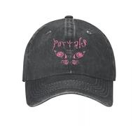 TMQZHQAVH The Portals Melanie Martinez Gorra de béisbol para Hombres y Mujeres Vaqueros Desgastados Gorras de Sombrero Vintage Ajustable para Exteriores con Snapback