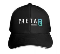 TMQZHQAVH Theta Network Scar Baseball Hat, Gorra de béisbol de Espuma para Fiestas Sombrero Occidental Snap Back para Hombres Marca de Lujo Femenina