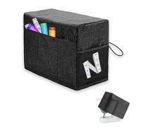 TMRBBesty Funda Maquina de Coser - Bolsa Máquina de Coser con 4 Bolsillos, Oxford Negro, Compatible con Singer Brother Alfa y Mayoría Sewing Machine
