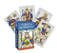 TMRBBesty Tarots,Baraja Tarot,Cartas Tarot,Cartas del Tarot,Adecuado para Principiantes,Juegos de Fiesta y Vacaciones - Tarot of Marseille Mini
