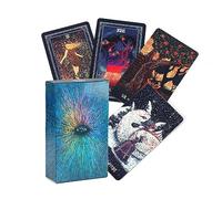 TMRBBesty Tarots,Classic Tarot,Tarot Deck,Tarot Tradicional,Tarot Clásico,Baraja Adivinatoria de Tarot,Adecuado para Principiantes,Juegos de Fiesta y Vacaciones-Ojos del Futuro