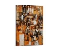 TMRL Póster de Pablo Picasso Vita con impresión artística sobre lienzo, álbumes de música, películas y pinturas decorativas para sala de estar, dormitorio, 40 x 60 cm, estilo marco