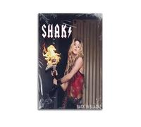 TMRL Shakira - Álbum de música de canciones, póster personal en lienzo, decoración de pared, sala de estar, dormitorio familiar, 30 x 45 cm, estilo sin marco