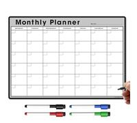 TMS A3 Agenda mensual para nevera | calendario magnético para preparar comidas, trabajo o planificación familiar | usa para tareas, notas o recordatorios | para el hoga o la oficina [42 x 30cm]