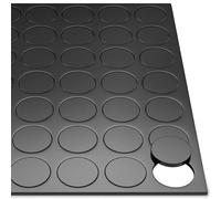 TMS - Pequeños puntos magnéticos para manualidades, autoadhesivos, 70 unidades, imanes de parte trasera adhesiva, haz tus propios imanes de nevera para niños, notas o recordatorios, tiras magnéticas