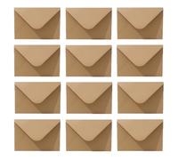 TMTGTS 50 sobres de papel de estraza de 130 x 190 mm, estilo vintage, con solapa en punta, sobre con solapa en punta, pegado en húmedo para cartas, tarjetas de felicitación, tarjetas de invitación