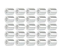 TMTGTS Casquillos de aluminio, 50 unidades, 8 mm, manguitos de aluminio, manguitos de presión, manguitos de aluminio, abrazaderas de cable de alambre, manguitos de sujeción, manguitos de metal