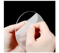 TMTGTS Discos acrílicos, 6 unidades, 160 mm, círculo acrílico, placa redonda, placas de plástico transparente, placa de plástico, placas acrílicas para manualidades, paletas de pintor, frigorífico