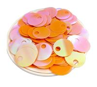 TMTGTS Lentejuelas grandes de 20 mm, 500 unidades, con agujero para manualidades, collares, pendientes, vestidos, disfraces, zapatos, ropa, accesorios, textiles para el hogar, manualidades de joyas