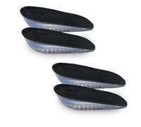 TMTGTS Plantillas elevadoras, 1 par, 1,5 cm, plantillas elevadas para zapatos invisibles, almohadillas de elevación, cojín para talón, elevador de talón para zapatillas deportivas, zapatos de piel