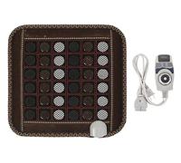 TMXKOOK Matera De Piedra De Calor De La Amatista Infrarroja Lejana - Temperatura Ajustable, Almohadilla De Calefacción De Turmalina para Relajación Y Terapia De Calor para Curación