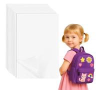 TMZELOA 10PCS Plancha Adhesiva para Parches, Cinta Dobladillo Plancha Extra Fuerte, A4 Pegatinas de Doble Cara en Planchas Parche, Cinta Termoadhesiva para Dobladillos para Parches Ropa Termoadhesivos