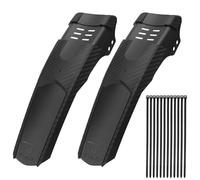TMZELOA 2 Unids Guardabarros de Bicicleta, Guardabarros MTB de Bicicleta Delantero y Trasero Universal Guardabarros de Bicicleta, Guardabarros Bicicleta para Bicicleta de Montaña Carretera Bicicleta
