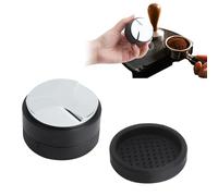 TMZELOA Distribuidor de café, distribuidor de café, 53 mm, con cepillo y alfombrilla de silicona para portafiltros de café de 54 mm, herramienta de nivelación de café para Sage Barista Express