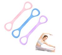 TMZELOA Juego de 3 bandas de resistencia para fitness, juego de 8 bandas de entrenamiento de brazos, bandas elásticas para entrenamiento de cuerpo completo, entrenamiento muscular, pecho, ejercicios