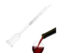TMZELOA Medidor de Alcohol 0-25 Vol Mide el Alcohol Hidrómetro de Alcohol Destilado Densimetro Vino Herramienta para Hobbybrauer y Amantes del Vino Construcción Robusta Vinos y Casera Bebidas
