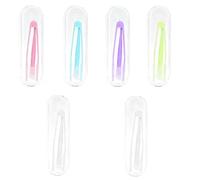TMZELOA Pinzas para Lentes de Contacto 6pcs - Ventosa Lentes de Contacto en Silicona, Aplicador Lentes Contacto Higiénico, Estuche Portátil Colorido - Kit Accesorios Lentes Práctico para Casa y Viaje