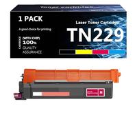 TN-229 Cartucho de Tóner de Alto Rendimiento, Reemplazo Compatible con Chip para Brother TN229 TN229XL for Brother MFC-L3780CDW HL-L3280CDW HL-L3220CDW HL-L3295CDW MFC-L3720CDW Impresora,Magenta-H