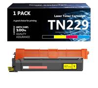 TN-229 Cartucho de Tóner de Alto Rendimiento, Reemplazo Compatible con Chip para Brother TN229 TN229XL for Brother MFC-L3780CDW HL-L3280CDW HL-L3220CDW HL-L3295CDW MFC-L3720CDW Impresora,Yellow-H