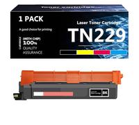 TN-229 Cartucho de Tóner de Alto Rendimiento, Reemplazo Compatible con Chip para Brother TN229 TN229XL for Brother MFC-L3780CDW HL-L3280CDW HL-L3220CDW HL-L3295CDW MFC-L3720CDW Impresora,Black-H