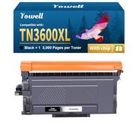 TN-3600XL TN-3600 Tóner con chip compatible con Brother TN-3600XL TN3600 para Brother HL-L5210DN HL-L5210DW HL-L6415DN HL-L6210DW MFC-L5710DN MFC-L5710DW MFC-L6910DN DCP-L5510DW - TN360. 0XL Negro