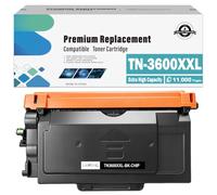 TN-3600XXL TN3600XXL Tóner Cartucho Negro 11000 Páginas Compatible para Brother HL-L5210 HL-L5215 HL-L6210 HL-L6410 HL-L6415 MFC-L5710 MFC-L5715 MFC-L6710 MFC-L6910 MFC-L6915 MFC-EX910 L5510 Impresora