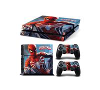 TN-PS4-7045 - Adhesivo de vinilo de Spider-Man Venom para consola PS4 y dos mandos.