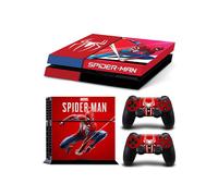 TN-PS4-7097 - Adhesivo de vinilo de Spider-Man Venom para consola PS4 y dos mandos.