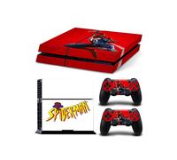 TN-PS4-7106 - Adhesivo de vinilo de Spider-Man Venom para consola PS4 y dos mandos.