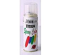 Titan S01056640 Spray Esmalte Sintético, Blanco Brillo, 400 ml