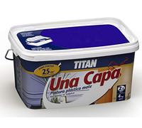 Titan Pintura plástica monocapa M125538 mate 2,5 l gris intenso