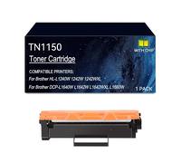 TN1150 Cartucho de tóner Impresora para Brother HL-L1240W 1242W 1242WXL | Reemplazo de cartuchos de tóner TN1150 impresora para Brother DCP-L1640W L1642W L1642WXL L1660W, con chip(1 pack)