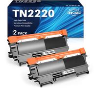 TN2220 Compatible para Brother HL 2130 MFC 7360N DCP 7055W HL2135W DCP-7065DN MFC-7360N FAX-2840 FAX-2940 - Tóner Negro (2 Unidades)