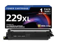 TN229XL - Cartucho de tóner negro de repuesto para impresoras Brother TN229XL TN229, compatible con impresoras Brother HL-L3220CDW HL-L3280CDW HL-L8245CDW DCP-L3560CDW MFC-L3720CDW MFC-L3780CDW, 1