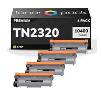 TN2320 Cartuchos de Toner Compatibles TN-2320 para Brother MFC-L2700DW MFC-L2700DN MFC-L2720DW HL-L2340DW HL-L2300D DCP-L2520DW DCP-L2540DN MFC-L2740DW HL-L2360DN (4 Unidades)