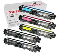 TN241 / TN245 pack 5 cartuchos de toner compatible con Brother DCP-9020CDW HL-3140CW HL-3150CDW HL-3170CDW MFC-9140CDN MFC-9330CDW MFC-9340CDW de alta calidad
