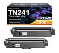 TN241BK Tóner TN241 Negro para Toner Brother TN241 TN245 TN242 TN246 para Brother DCP-9020CDW DCP-9015CDW HL-3140CW HL-3150CDW HL-3170CDW MFC-9130CW MFC-9140CDN MFC-9330CDW MFC-9340CDW (2 Negro)