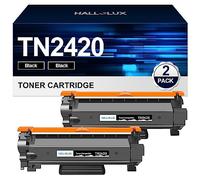 TN2420 TN2410 Cartucho de tóner, 2 Negro, para Brother TN-2420 TN-2410, para MFC-L2710DW MFC-L2710DN HL-L2350DW HL-L2375DW DCP-L2530DW HL-L2310D HL-L2370DN MFC-L2730DW MFC-L2750DW