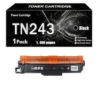 TN243 Compatible Cartucho de tóner para Brother HL-L3210CW con Chip | Reemplazo para Brother L3230CDW L3270CDW DCP-L3510CDW DCP-L3550CDW MFC-L3710CW / L3730CDN / L3750CDW / L3770CDW,Black