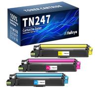 TN247 TN-243CMYK Cartucho de Tóner para Brother TN-247 TN243 Compatible para Toner Brother DCP-L3550CDW MFC-L3750CDW MFC-L3770CDW MFC-L3710CW HL-L3210CW HL-L3230CDW HL-L3270CDW ( TN243CMY, Pack de 3)