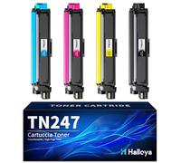 TN247 TN243 Cartucho de Tóner Compatible para Brother TN-243CMYK para Toner DCP-L3550CDW Brother MFC-L3750CDW MFC-L3770CDW MFC-L3710CW HL-L3210CW HL-L3230CDW HL-L3270CDW TN243CMYK, Pack de 4