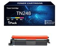 TN248 TN248XL Toner Compatible con Brother TN-248C TN-248M TN-248M TN-248Y TN-248BK para Brother DCP-L3560CDW MFC-L3755CDW L8340CDW L8390CDW HL-L3220CW L3220CDW L3240CDW Impresora,BK-1 Pack