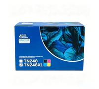 TN248 XL Tóner de Repuesto para Brother MFC-L3760CDW MFC-L3740CDW | Para HL L3215CW L3220CW L3215CWE L3240CDW, MFC L3740CDWE L8340CDW L8390CDW, DCP L3740CDWE L3515CDW L3555CDW L3560CDW
