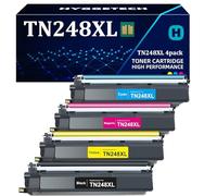 TN248XL Cartucho de tóner Compatible para Brother TN248 TN248XL TN-248VAL Tóner tn248cmyk para Brother DCP-L3560CDW MFC-L3760CDW HL-L3240CDW MFC-L3740CDW MFC-L3740CDWE DCP-L3520CDW