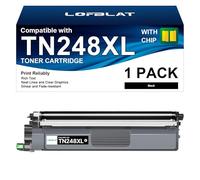 LOFBLAT TN248 TN248XL - Cartucho de tóner de Repuesto para Brother TN-248 TN 248 XL Brother HL-L3215CW HL-L3220CW DCP-L3515CDW DCP-L3520CDW MFC-L3740CDW MFC-L3740CDWE (TN 248) 8 TN24 8XL Negro