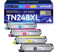 TN248XL TN-248XL TN248 TN-248 para MFC-L3740CDWE DCP-L3560CDW Paquete de 4