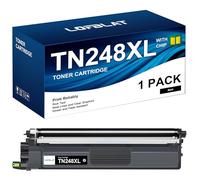TN248XL Tóner negro de repuesto para Brother TN-248XLBK TN-248CMYK Tóner para Brother TN248XL para Brother MFC-L3760CDW MFC-L8390CDW HL-L3220CWE MFC-L3740CDW MFC-L3740CDWE DCP-L3560CDW (1 negro)