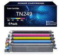 TN249 Cartucho de Tóner para Brother TN249K TN249M TN249C TN249M Compatible para Brother DCP-L3520CDW L3560CDW MFC-L3720CDW L3780CDW HL-L3220CW L3220CDW L8240CDW Impresoras,4 Color-4 Pack